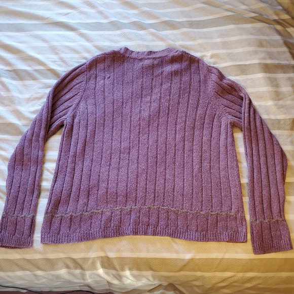 Woolrich Devan Henley Knit V-Neck Wool Sweater with Button Sz Large - Picture 6 of 10